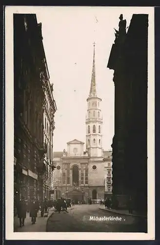 AK Wien, Blick zur Michaelerkirche