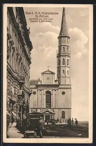 AK Wien, K.K. Hofpfarrkirche St. Michael