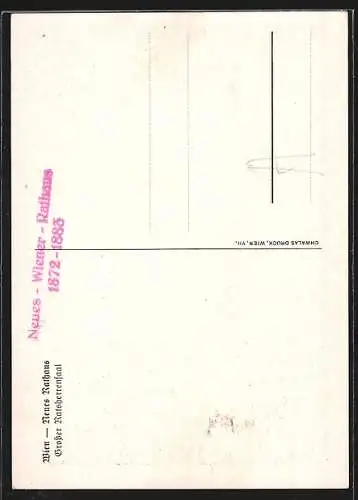 AK Wien I, Parlament, Rathaus, Grosser Ratsherrensaal