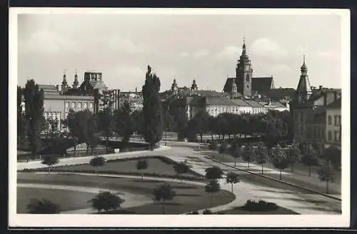 AK Königgrätz, Tyrsbrücke und Museum