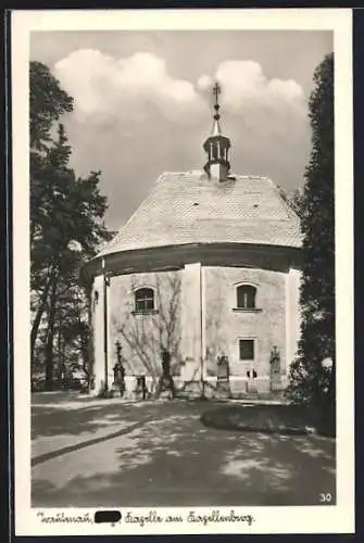 AK Trautenau, Kapelle am Kapellenberg