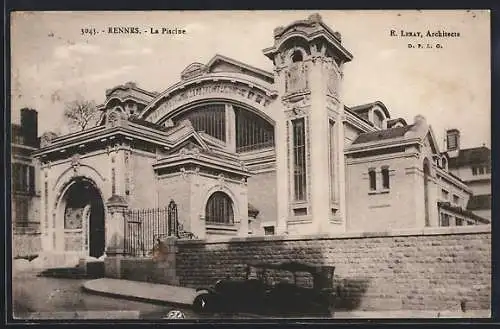 AK Rennes, La Piscine, Conception par l`architecte E. Leray