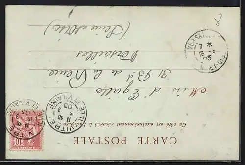 AK Vitré, Rue du Rachapt avec des habitants assis devant les maisons