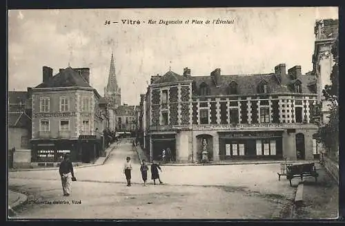 AK Vitré, Rue Duguesclin et Place de l`Éventail