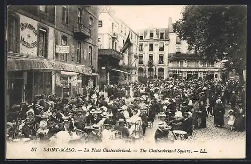 AK Saint-Malo, La Place Chateaubriand