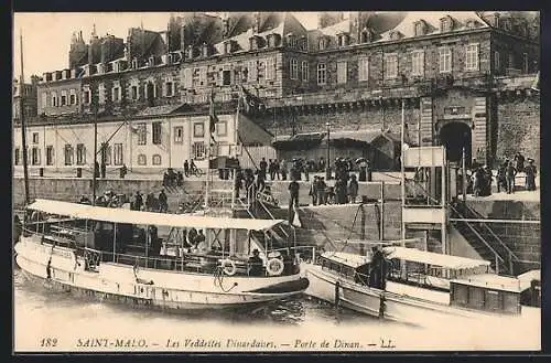 AK Saint-Malo, Les Vedettes Dinardaises au Port de Dinan