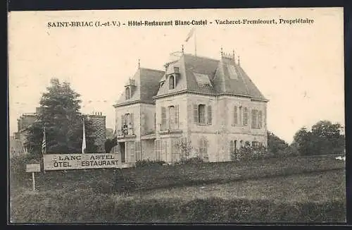 AK Saint-Briac, Hôtel-Restaurant Blanc-Castel, Vacheret-Fremicourt, Propriétaire