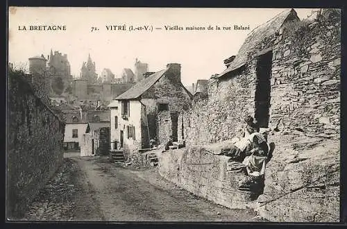 AK Vitré, Vieilles maisons de la rue Balazé