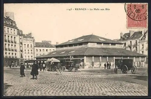 AK Rennes, La Halle aux Blés