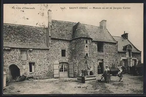 AK Saint-Ideuc, Maison où est né Jacques Cartier