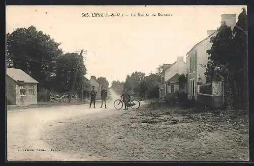 AK Liffré /I.-et-V., La Route de Rennes