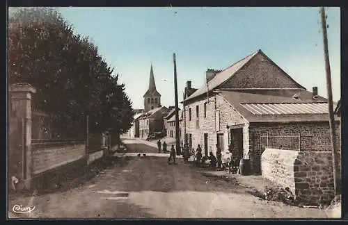 AK Hédé /I.-et-V., Route de Guipel, la Motte