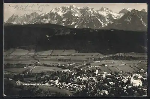 AK Schladming, Gesamtansicht mit dem Dachstein