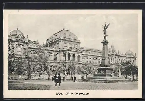 AK Wien, K. k. Universität und Denkmal