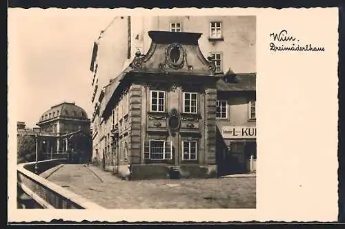 AK Wien, Dreimäderlhaus in der Schreyvogelgasse