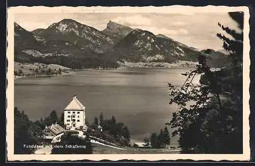 AK Fuschl am See, Fuschlsee mit dem Schafberg