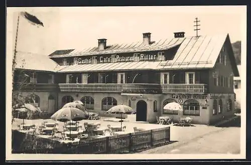 AK Tannheim, Gasthaus und Pension Ritter von Joh. Sonnweber