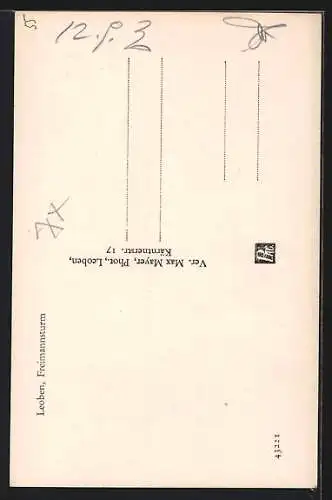 AK Leoben, Blick auf den Freimannsturm