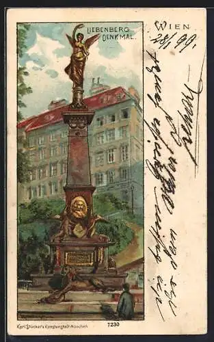 Künstler-AK Wien, Liebenberg-Denkmal