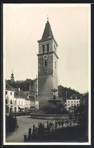 AK Judenburg, Stadtturm am Hauptplatz