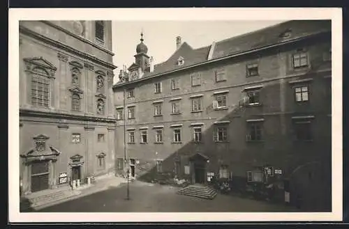 AK Wien, Blick auf den Universitätsplatz