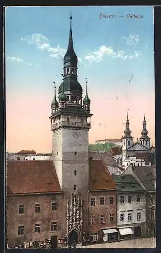 AK Brünn / Brno, Radnice, Rathaus