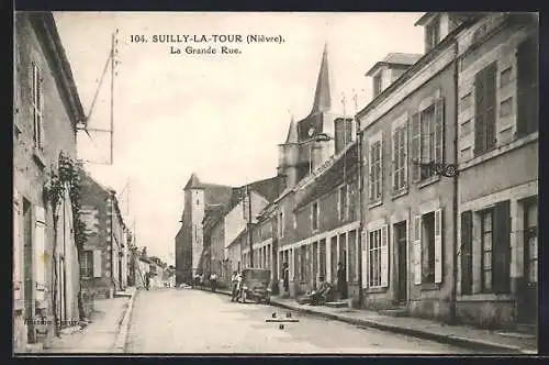 AK Suilly-La-Tour /Nièvre, La Grande Rue