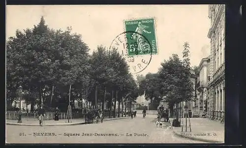 AK Nevers, Square Jean-Desveaux, La Poste