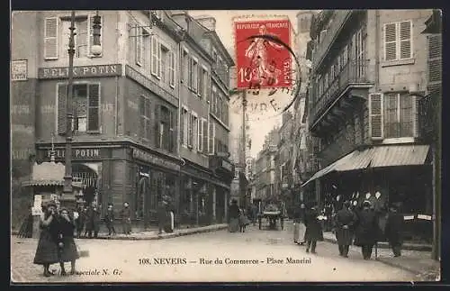 AK Nevers, Rue du Commerce, Place Maneini