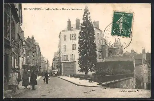 AK Nevers, Petits Jardins, Rue du Commerce