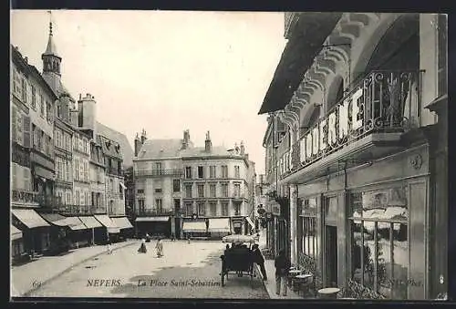 AK Nevers, La Place Saint-Sebastien