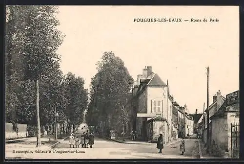 AK Pougues-les-Eaux, Route de Paris