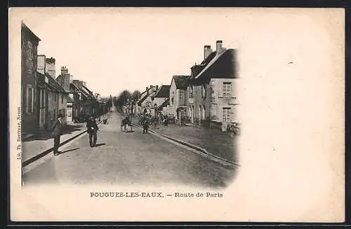 AK Pougues-les-Eaux, Route de Paris