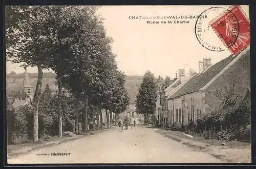 AK Chateauneuf-Val-de-Bargis, Route de la Charité