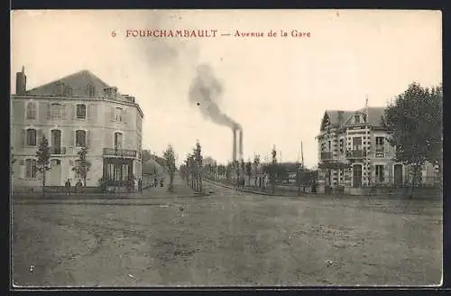 AK Fourchambault, Avenue de la Gare