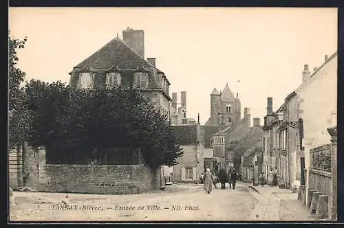 AK Tannay /Nièvre, Entrée de Ville