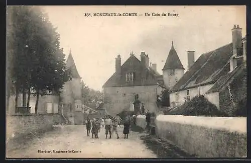 AK Monceaux-le-Comte, un Coin du Bourg
