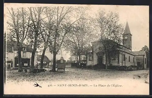 AK Saint-Benin-d`Azy, La Place de l`Église