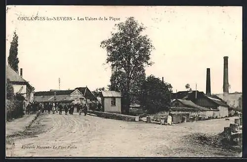 AK Coulanges-les-Nevers, Les Usines de la Piqne