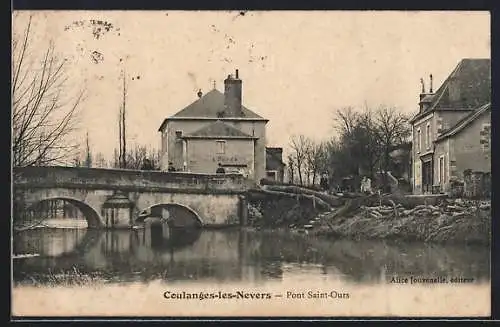 AK Coulanges-les-Nevers, Pont Saint-Ours