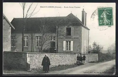 AK Magny-Cours /Nièvre, Ecole Saint-Vincent