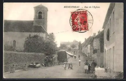 AK Menestreau, Rue de l`Eglise