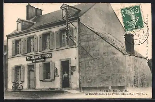 AK St-Léger-des-Vignes, Le Nouveau Bureau des Poestes, Télegraphe et Téléphone