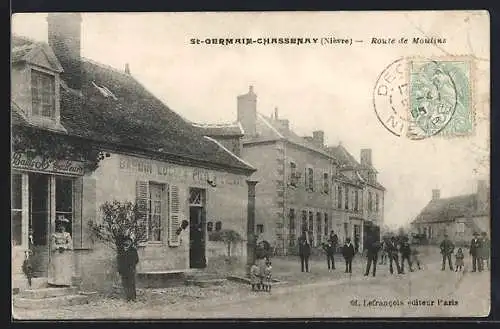 AK St-Germain-Chassenay, Route de Moulins