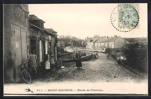 AK Saint-Sulpice, Route de Prémery