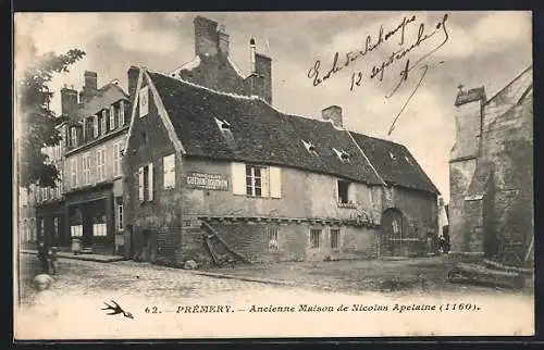 AK Prémery, Ancienne Maison de Nicolas Apelaine