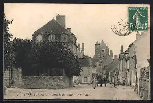 AK Tannay /Nièvre, Entrée de Ville