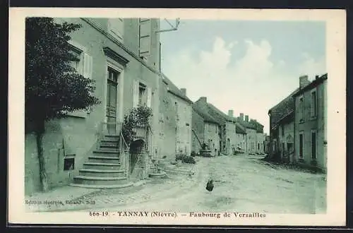 AK Tannay /Nièvre, Faubourg de Versailles