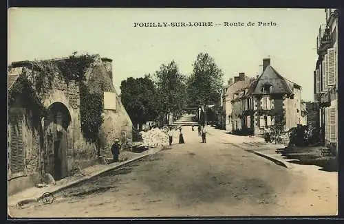 AK Pouilly-sur-Loire, Route de Paris