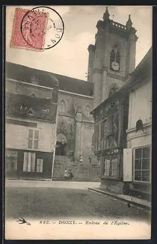 AK Donzy, Entrée de l`Église